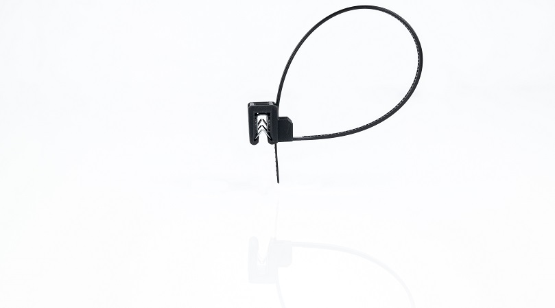 Clip with cable tie