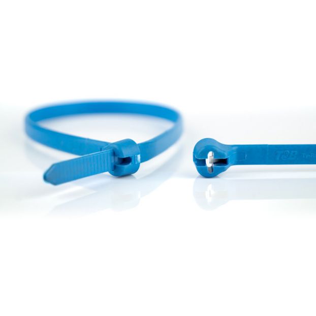 Ty-Rap® detectable | With metal pigments | Stainless steel lock