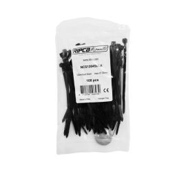 WKK - Plastic cable ties - For universal use - Black - 120x4,8mm - 100 pieces