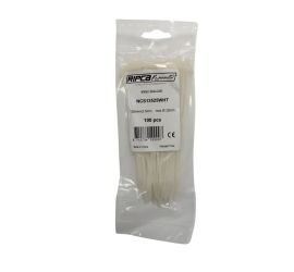 WKK - Plastic cable ties - For universal use - Straight tail - Naturel - 140x2,5mm - 100 pieces