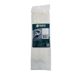 WKK - Plastic cable ties - For universal use - Straight tail - Naturel - 300x4,8mm - 100 pieces