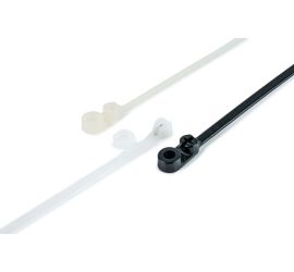 Ty-Rap® - Plastic cable ties - Stainless steel lock - Screw mount