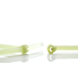 Ty-Rap® - Plastic cable ties - Stainless steel lock - Extra high temperature- Natural - 349x6,9mm - 500 pieces