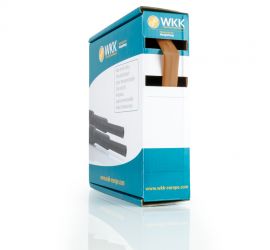 Een minibox met een rol bruine H-2(Z) dunwandige krimpkous