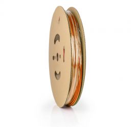 Een rol oranje dunwandige krimpkous, H-2(Z), 30 meter, van het merk Hongshang.