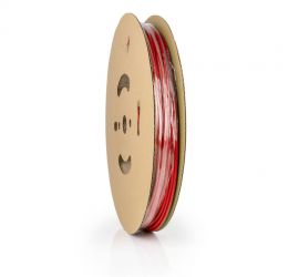 Een rol rode dunwandige krimpkous, H-2(Z), 50 meter, van het merk Hongshang.