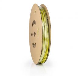 Een rol gele dunwandige krimpkous, H-5(3X)-F, 30 meter, van het merk Hongshang.