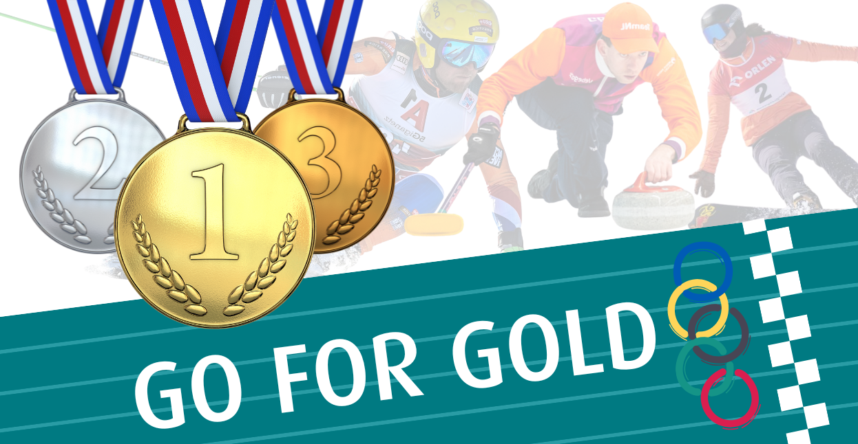 Go for gold during the Olympic Winter Games 