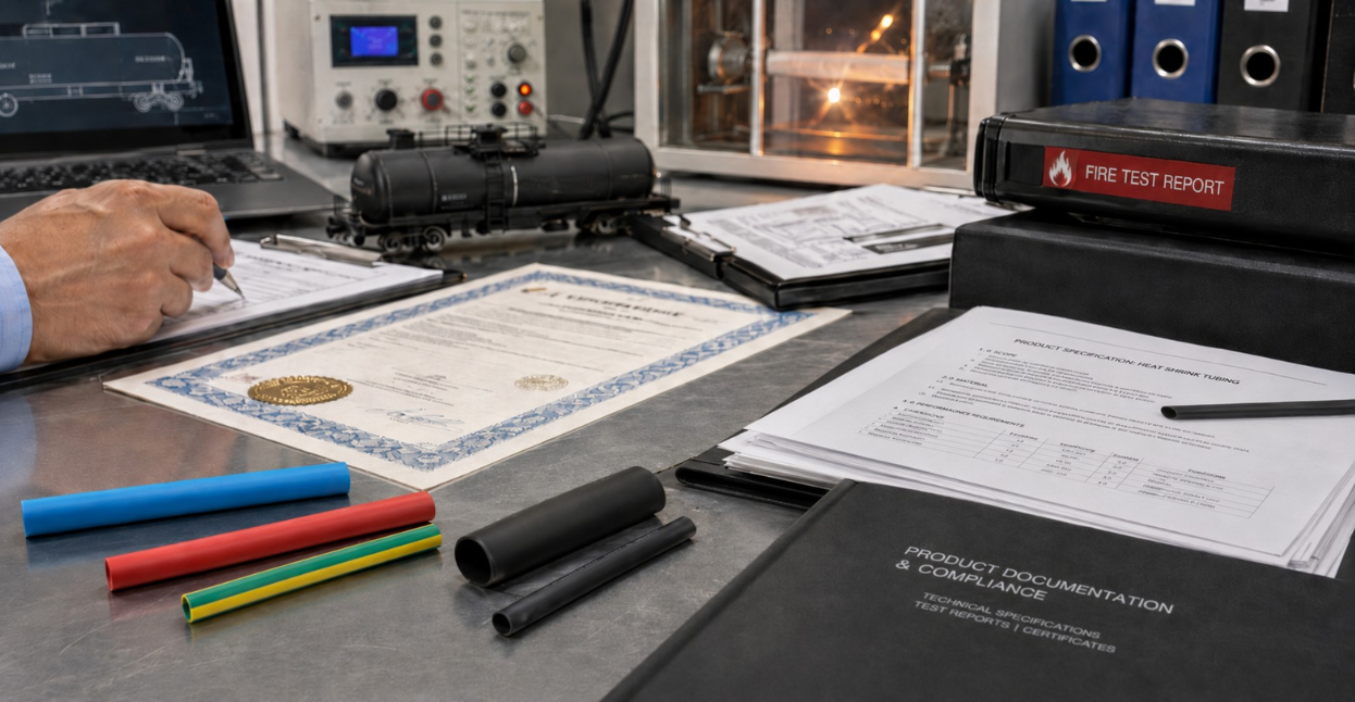 What certification does your heat shrink tubing need?