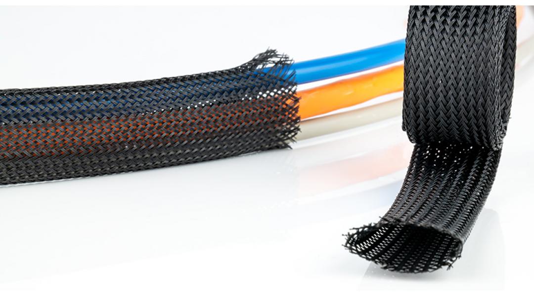 Use of braided sleeving
